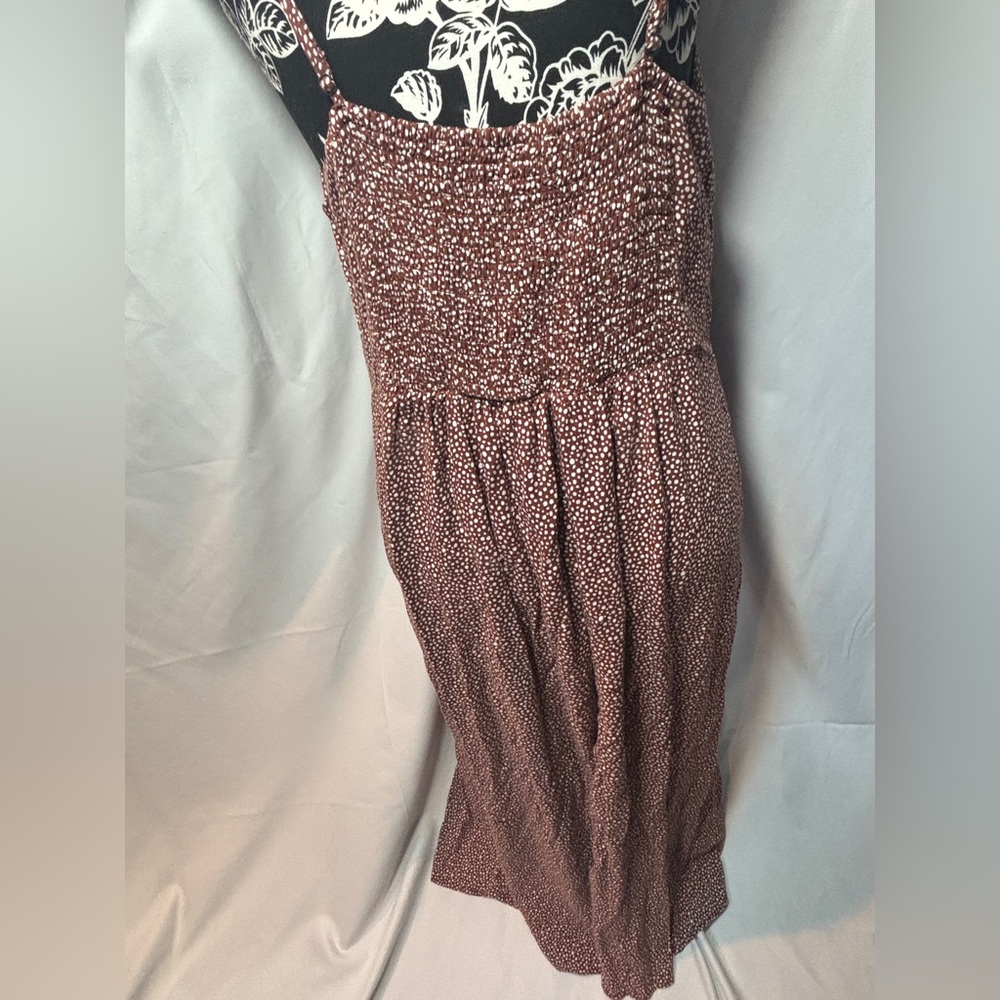 Abercrombie & Fitch Vintage Abercrombie & Fitch Women's Polka Slide Slit Dress - Picture 8 of 15